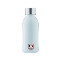 photo B Bottles Twin – Hellblau – 350 ml – Doppelwandige Thermoflasche aus 18/10 Edelstahl 1